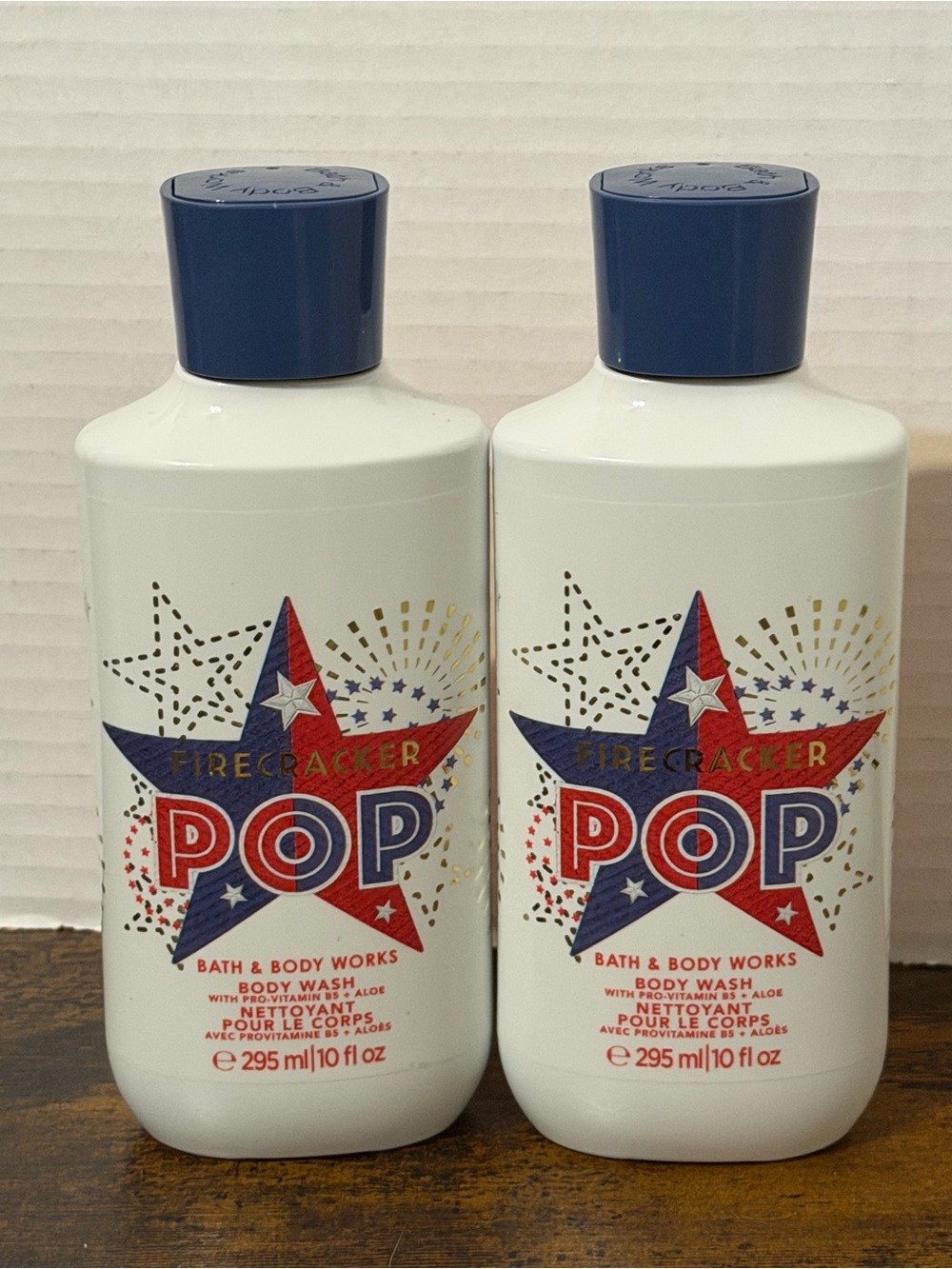 2 Bath & Body Works Firecracker POP Body Washes - New Red Cherry, Citrus, Berry